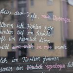 Greta Berg, Pinke Pott Poesie, Plakat, Foto: Magdalena Götz